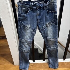 Kilogram Men's Distressed Blue Jeans Size 34